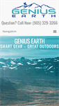 Mobile Screenshot of geniusearth.com